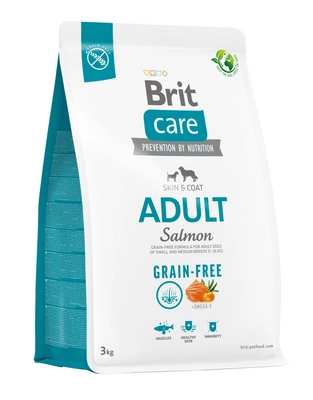 BRIT CARE Grain-free Adult Salmon 3kg 