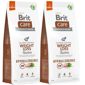 BRIT CARE Dog Hypoallergenic  Weight Loss Rabbit 2x12kg