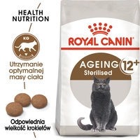 ROYAL CANIN Ageing Sterilised +12 4kg karma sucha dla kotów dojrzałych, sterylizowanych /Opakowanie uszkodzone (6357) !!!