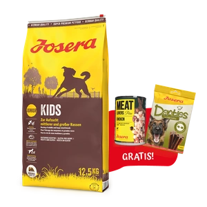 JOSERA Kids 12,5kg + Denties 180g & Meatlovers 400g GRATIS!!