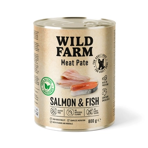 WILD FARM Pate Salmon & Fish 800g bezglutenowa karma dla psa