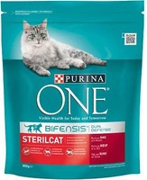 Purina One Cat Sterilcat Karma z wołowiną dla kota 1,5kg