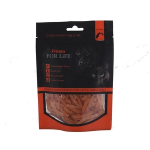 FITMIN DOG&CAT TREAT SALMON mini stripes 70g