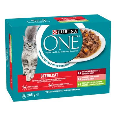 Purina One Sterilcat mix smaków 12x85g