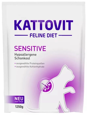 Kattovit Sensitive 1250g karma sucha - data ważności 21.05.2025