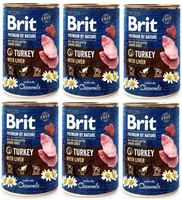 Brit Premium by Nature Turkey With Liver 6x400g