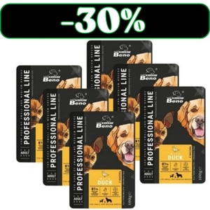 SUPER BENO Adult saszetka dla psów małych i średnich ras z kaczką 6x100g