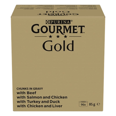 Purina Gourmet Gold Kawałki w sosie mix 96x85g