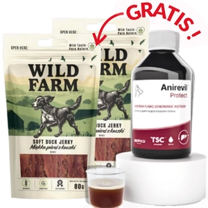 BIOVICO Anirevil Protect 250ml+ GRATIS WILD FARM miękka pierś z kurczaka 2x80g