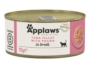 Applaws Cat Tuńczyk z krewetkami 70g PUSZKA