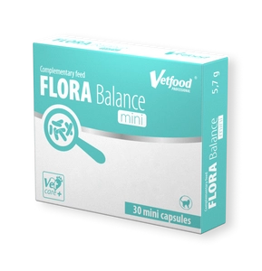 VETFOOD FLORA Balance mini 30 kapsułek