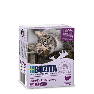 BOZITA Cat Kawałki Indyka W Galaretce 12x370g