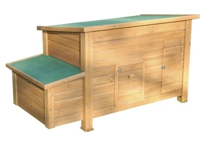 KERBL Domek dla kur drewniany Florentina, 146 x 74 x 80 cm