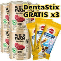 WILD FARM Pate Beef 6x800g bezglutenowa karma dla psa