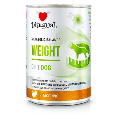 Disugual Karma mokra dla psa Weterynaryjna WEIGHT Indyk (dorosły) 400g