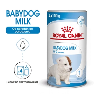 ROYAL CANIN  Babydog Milk 400g pełnoporcjowy preparat mlekozastępczy dla szczeniąt do 2 miesiąca życia