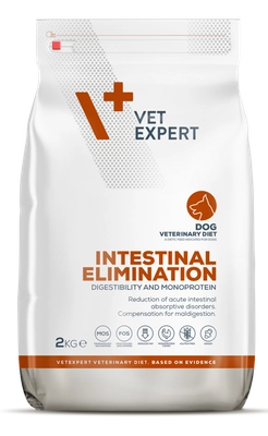 VETEXPERT Dog Intestinal Elimination 2kg /Opakowanie uszkodzone (2195,2208) 