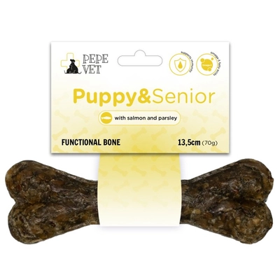 PEPE VET Kość funkcjonalna Puppy&Senior (dla szczeniąt i seniorów) 70g