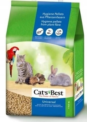 JRS Cats Best Universal - Żwirek Drewniany 20l -11kg \ Opakowanie uszkodzone (2679,2728, 2837, 2962) !!! 