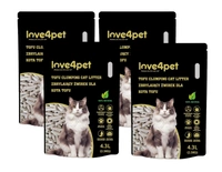 Cat Sand Love4pet Żwirek zbrylający dla kota tofu 4x2,5kg 