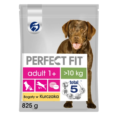 PERFECT FIT (Adult 1+) 825g Bogaty w kurczaka - sucha karma dla psa średniej i dużej rasy