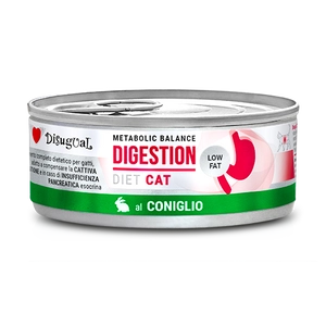 Disugual Karma mokra dla kota Weterynaryjna DIGESTION Królik (dorosły) 85g