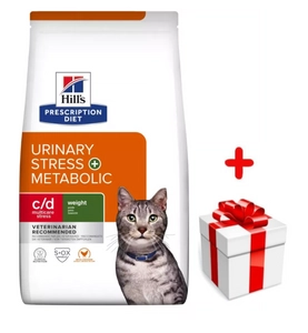 HILL'S PD Prescription Diet c/d Urinary Stress+ Metabolic Feline 1,5kg + niespodzianka dla kota GRATIS!