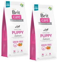 BRIT CARE Dog Grain-free Puppy Salmon 2x12kg
