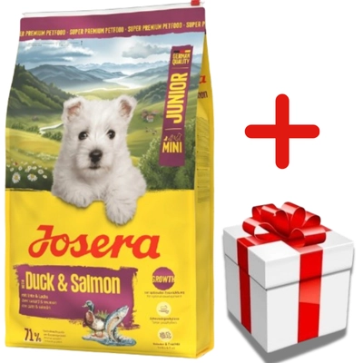 JOSERA Mini Junior Duck & Salmon 10kg  + NIESPODZIANKA DLA PSA GRATIS!!