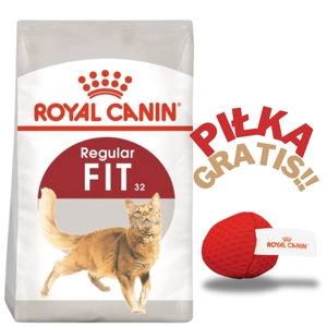 ROYAL CANIN FIT 32 10kg karma sucha dla kotów dorosłych, wspierająca idealną kondycję + Piłka dla kota GRATIS!