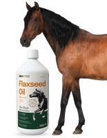 Lab-v Flaxseed Oil – 100% olej lniany tłoczony na zimno dla koni 2x1000 ml 
