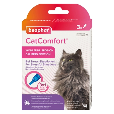 BEAPHAR -CATCOMFORT CALMING SPOT-ON- krople 3x0,55ml