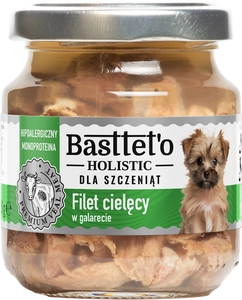 Basttet'o Holistic filet cielęcy w galerecie dla szczeniąt 130g