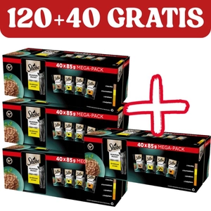 Sheba Delicacy Drobiowe Smaki w galaretce - mokra karma dla kota 120x85g + 40x85 GRATIS