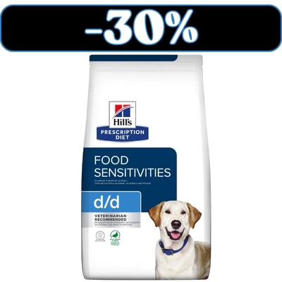 HILL'S PD Prescription Diet Canine d/d Kaczka i Ryż (Duck and Rice) 12kg- Data ważności 02.2026