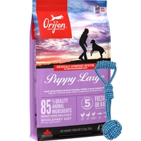 ORIJEN Dog Puppy Large 11,4kg + szarpak 35cm