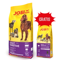 JOSERA JosiDog Adult Sensitive 15kg + 2,7kg GRATIS!!