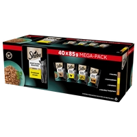  SHEBA Selection Select Slices Drobiowe Smaki saszetki  40x85g 