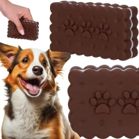 NUXIE® Zabawka dla psa gryzak ciastko piszczałka 11cm
