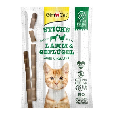 GIMCAT Sticks z jagnięciną i  drobiem  4szt