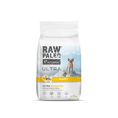 Vetexpert Raw Paleo Ultra Turkey Puppy Mini 2kg / Opakowanie uszkodzone (4441) !!!