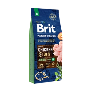 BRIT Premium By Nature Junior XL 15kg / Opakowanie uszkodzone (4751) !!!