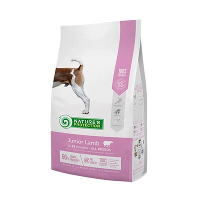 NATURES PROTECTION Junior Lamb 7,5kg// Opakowanie uszkodzone (7923)!!!