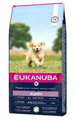 EUKANUBA-Puppy large L-XL jagnięcina 2,5 kg opakowanie uszkodzone (3107)
