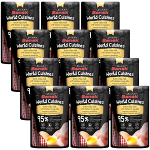 Super Benek World Cuisines Karma pełnoporcjowa dla dorosłych kotów. Potrawka po holendersku z kurczakiem w jajecznej galaretce 12x100g