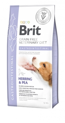 Brit GF veterinary diets dog Gastrointestinal 12 kg / Opakowanie uszkodzone (1858) !!!