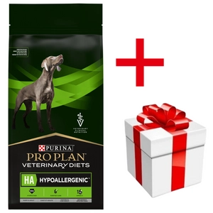 PRO PLAN Veterinary Diets  HA Hypoallergenic Karma sucha dla psa 11kg + niespodzianka dla psa GRATIS!