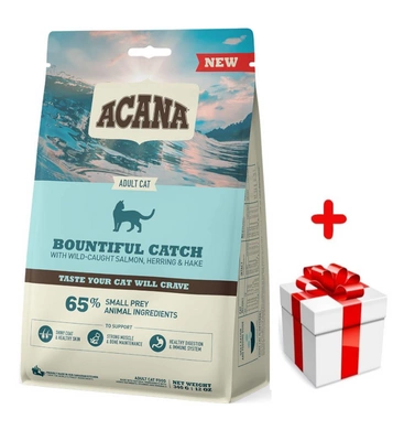 ACANA Bountiful Catch Cat 340g + niespodzianka dla kota GRATIS!