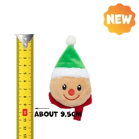 UNIQ PETS PLUSZOWA ZABAWKA DLA KOTA PURRNIP główka piernikowego ludzika z kocimiętką 7x6cm