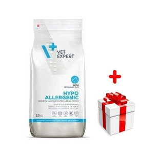 VETEXPERT Hypoallergenic Insect 12kg + niespodzianka dla psa GRATIS!